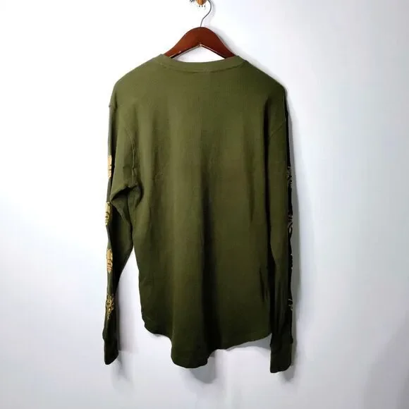 Switch Remarkable Men L Billionaire Club Hustle Hard Waffle Knit Shirt Preppy - Picture 6 of 9